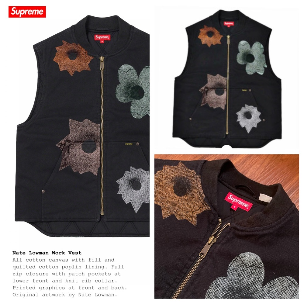 SUPREME Nate Lowman Work Vest